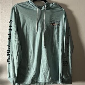 Salty Crew Men's Seafoam Green Hoodie